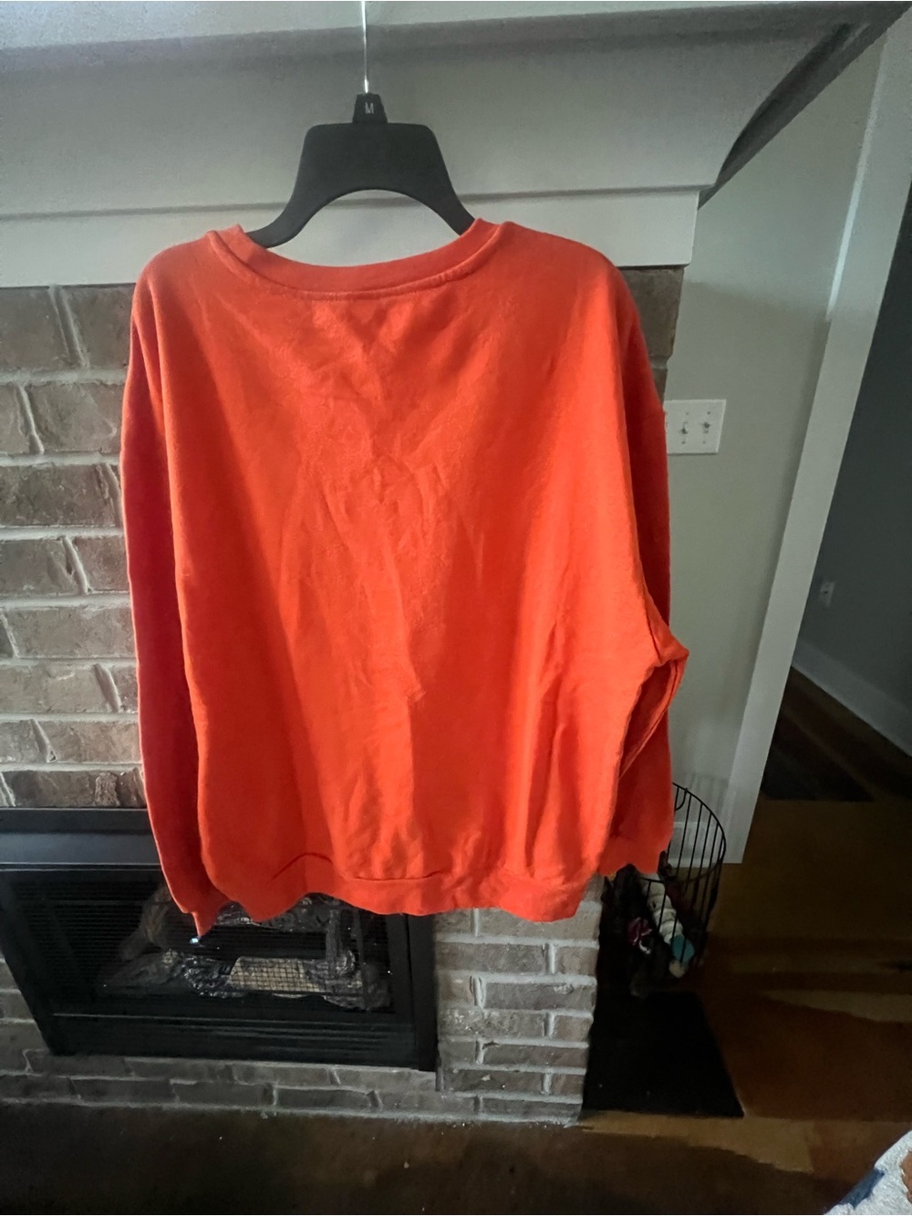 Women's 'Thankful' Graphic Crewneck Sweatshirt - Orange - Picture 3 of 3